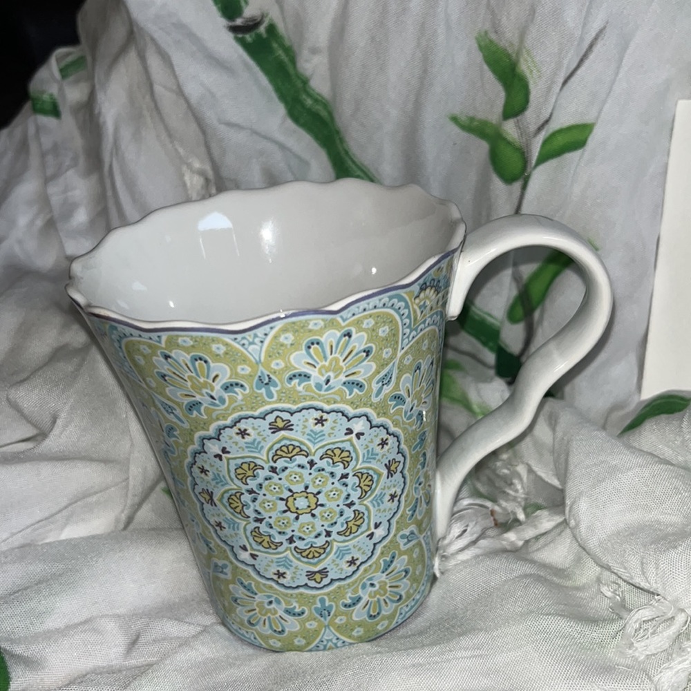 222 Fifth Lydia Teal mug